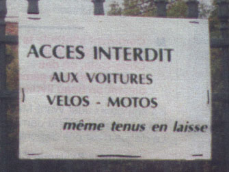 Interdit !